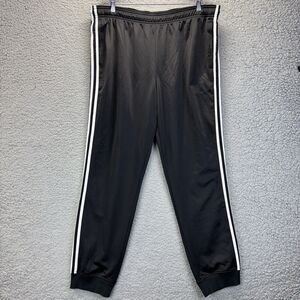 ADIDAS‎ Mens Size 2XL Essential Tapered Joggers Black White AY7426 Track pants